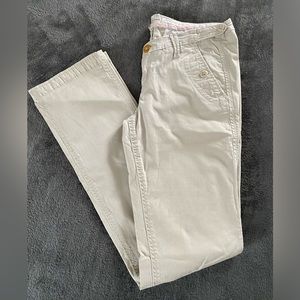 Abercrombie & Fitch pants. Cream color size 4.